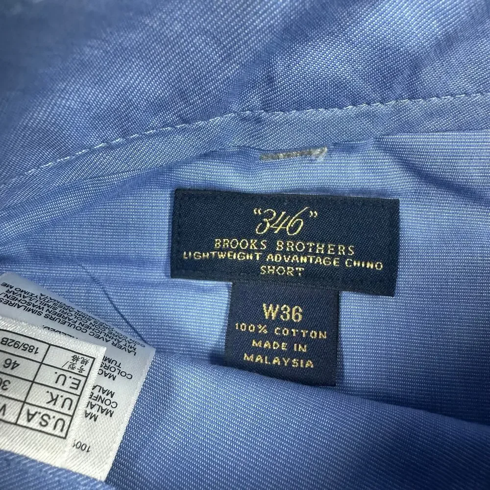 Brooks Brothers Lightweight Advantage Chino Shorts 36